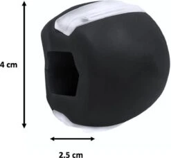 Merkloos Kaaklijn Trainer - Kaak Trainer - Jawline Trainer - Kaakspier Trainer - Jawline Exercise - Facial Toner - Kaaklijn Trainer - Kleur: Zwart -Fit Verkoop 1200x1109 2