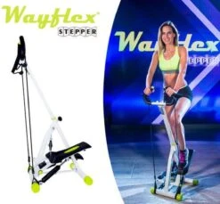 Wayflex - Opvouwbare Stepper - Hometrainer - Fitness Stepper - Fitnesstrainer - Wit/Zwart -Fit Verkoop 1200x1114 1