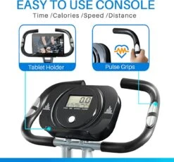 FOXSPORT X-Bike Hometrainer - Fitness Fiets Opvouwbaar - 8 Weerstandsniveaus - Ergometer - Polssensor - Trainingscomputer - Inklapbaar - 8 Standen - Max. 136 Kg 24 FOXSPORT X-Bike Hometrainer - Fitness Fiets Opvouwbaar - 8 Weerstandsniveaus - Ergometer - Polssensor - Trainingscomputer - Inklapbaar - 8 Standen - Max. 136 Kg -Fit Verkoop 1200x1117 5