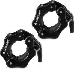 Navaris Halterstangsluiters- Lock Jaw Collar Set - 2x Barbell Sluiting - Halterstangsluiting - Sluitklemmen Voor Halterstangen -Fit Verkoop 1200x1121 2
