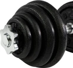 RS Sports Dumbellset - Halterset Met Gewichten - Totaal 30 Kg - 2 Stangen - Zwart -Fit Verkoop 1200x1128 2