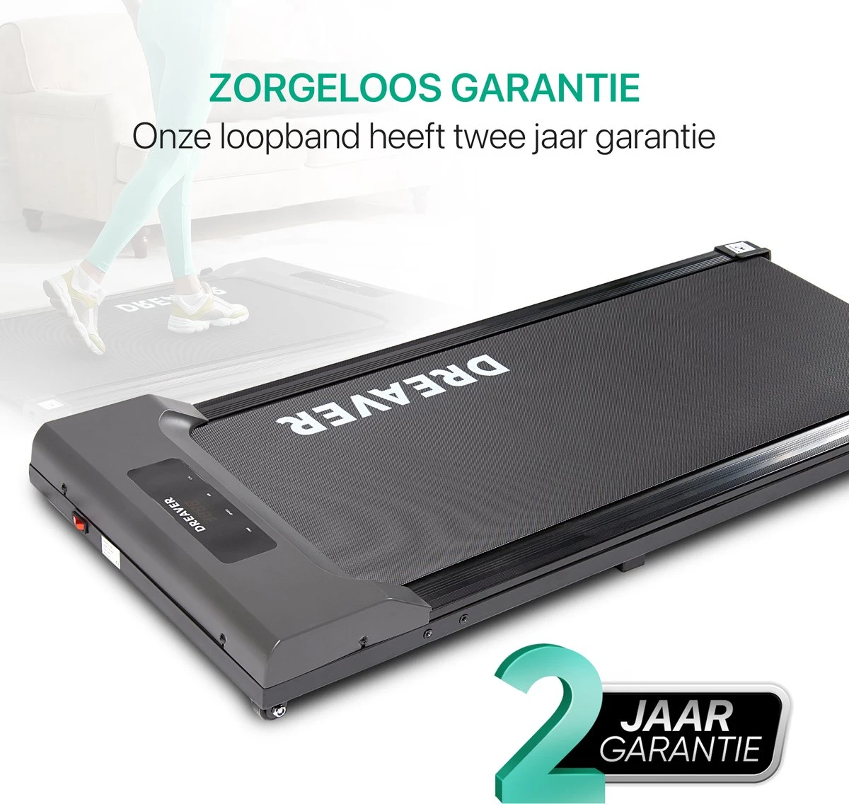 Dreaver S310 Loopband - Wandelband - Walking Pad - 1-6km/h 11 Dreaver S310 Loopband - Wandelband - Walking Pad - 1-6km/h - Afbeelding 9