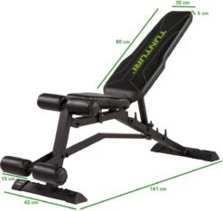 Tunturi UB80 Halterbank Verstelbaar - Fitnessbank Belastbaar Tot 200kg - Trainingsbank & Buikspierbank In één - Incl. Gratis Tunturi Training App -Fit Verkoop 1200x1136 9