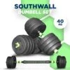 SOUTHWALL Dumbbells Set Verstelbaar Met Halterstang Tot 40kg – Verstelbare Halterset – Fitness Stang – Fitness Gewichten Set – Professionele 2-in-1 Dumbbellset – Home Gym – Krachttraining – Gebruiksvriendelijk – Multifunctioneel – Dumbell Set 40 Kg 2 SOUTHWALL Dumbbells Set Verstelbaar Met Halterstang Tot 40kg – Verstelbare Halterset – Fitness Stang – Fitness Gewichten Set – Professionele 2-in-1 Dumbbellset – Home Gym – Krachttraining – Gebruiksvriendelijk – Multifunctioneel – Dumbell Set 40 Kg -Fit Verkoop 1200x1142 2