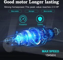 Merax Elektrische Loopband - Opvouwbaar - Inklapbaar Hardloopband - Professioneel - Fitness Hometrainer - Zilver Met Zwart 22 Merax Elektrische Loopband - Opvouwbaar - Inklapbaar Hardloopband - Professioneel - Fitness Hometrainer - Zilver Met Zwart -Fit Verkoop 1200x1144 1