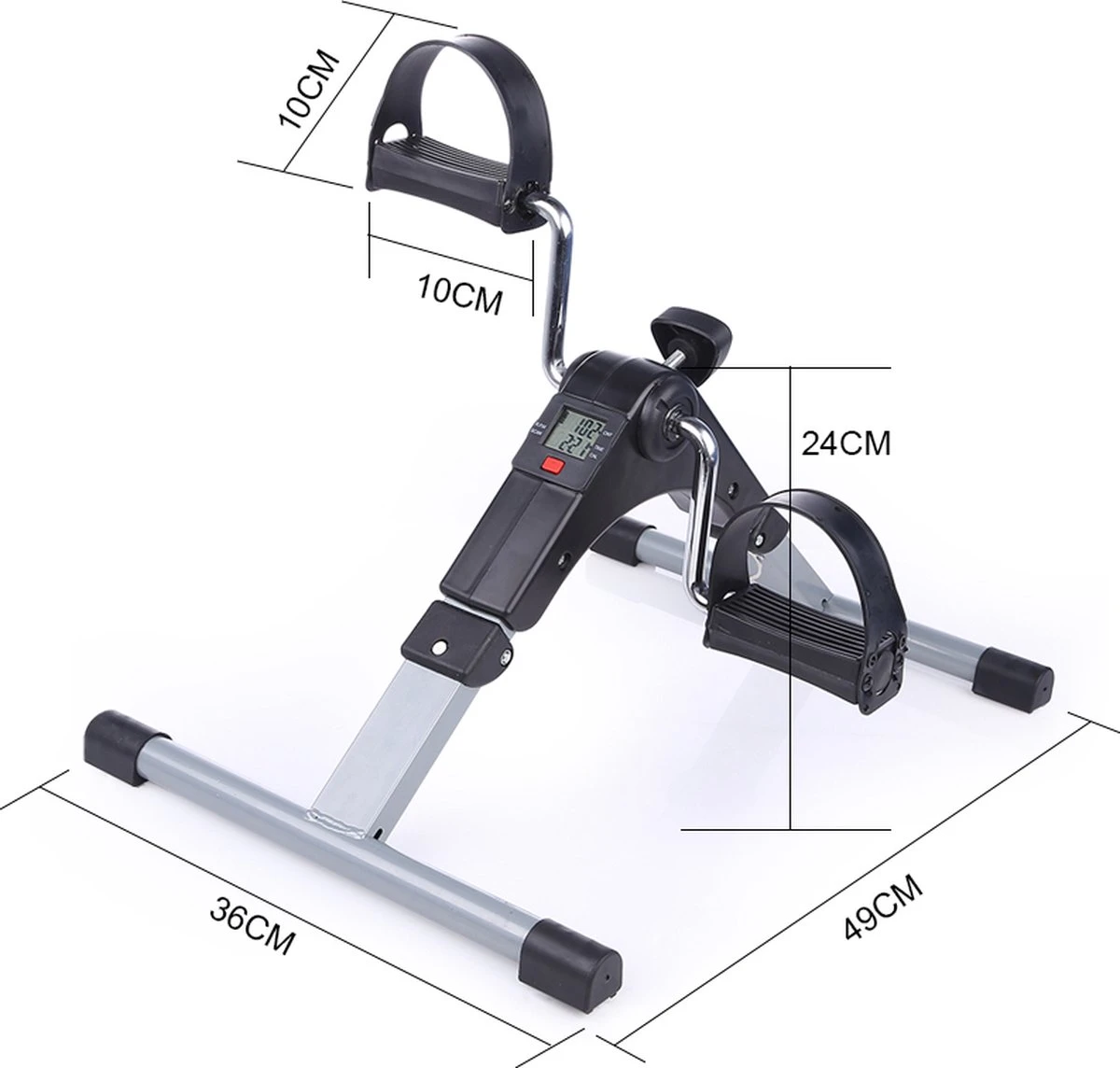 Himaly - Stoelfiets - Bureaufiets - Stoel Fiets - Bewegingstrainer - Hometrainer Met Weerstand - (Opvouwbare Mini Hometrainer -LED Display -Vijf Functies) 9 Himaly - Stoelfiets - Bureaufiets - Stoel Fiets - Bewegingstrainer - Hometrainer Met Weerstand - (Opvouwbare Mini Hometrainer -LED Display -Vijf Functies) - Afbeelding 7