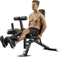 Tunturi Centuri UB100 Halterbank Verstelbaar - Fitnessbank Belastbaar Tot 200kg - Trainingsbank, Buikspierbank & Leg Extension In één -Fit Verkoop 1200x1162 7