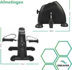Dreaver Stoelfiets - LCD-scherm - Inclusief Antislipmat - Bureaufiets - Bewegingstrainer - Deskbike - Mini Hometrainer - Pedaaltrainer 15 Dreaver Stoelfiets - LCD-scherm - Inclusief Antislipmat - Bureaufiets - Bewegingstrainer - Deskbike - Mini Hometrainer - Pedaaltrainer -Fit Verkoop 1200x1171