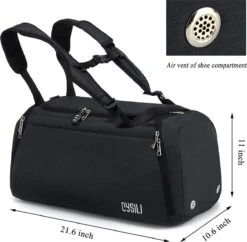 CySILI® Reistas, Sporttas, Kan Als Rugzak Gedragen Worden, Handbagage, Met Schoenenvak En Vak Voor Natte Spullen, Met Cijferslot - Voor Dames En Heren - Tas Voor Sport, Fitness, 42 Liter Inhoud, Gym - Travel Bag & Duffel Bag -Fit Verkoop 1200x1178 2