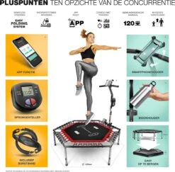 Sportstech Germany - HTX100 Smart Fitness-trampoline Met App -Fit Verkoop 1200x1181 3