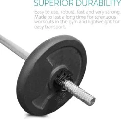 Navaris Halterstangsluiters- Lock Jaw Collar Set - 2x Barbell Sluiting - Halterstangsluiting - Sluitklemmen Voor Halterstangen -Fit Verkoop 1200x1184 2