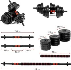 SOUTHWALL Dumbbells Set Verstelbaar Met Halterstang Tot 40kg – Verstelbare Halterset – Fitness Stang – Fitness Gewichten Set – Professionele 2-in-1 Dumbbellset – Home Gym – Krachttraining – Gebruiksvriendelijk – Multifunctioneel – Dumbell Set 40 Kg 10 SOUTHWALL Dumbbells Set Verstelbaar Met Halterstang Tot 40kg – Verstelbare Halterset – Fitness Stang – Fitness Gewichten Set – Professionele 2-in-1 Dumbbellset – Home Gym – Krachttraining – Gebruiksvriendelijk – Multifunctioneel – Dumbell Set 40 Kg -Fit Verkoop 1200x1185 7