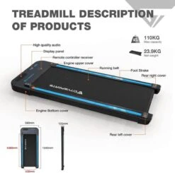 Merkloos CITYSPORTS Loopband, Elektrisch, Motor 440 W, Instelbare Snelheid, LCD-scherm En Calorieënteller, Geïntegreerde Bluetooth-luidspreker, Ultradun En Stil, Voor Thuis/kantoor 16 Merkloos CITYSPORTS Loopband, Elektrisch, Motor 440 W, Instelbare Snelheid, LCD-scherm En Calorieënteller, Geïntegreerde Bluetooth-luidspreker, Ultradun En Stil, Voor Thuis/kantoor -Fit Verkoop 1200x1192 2
