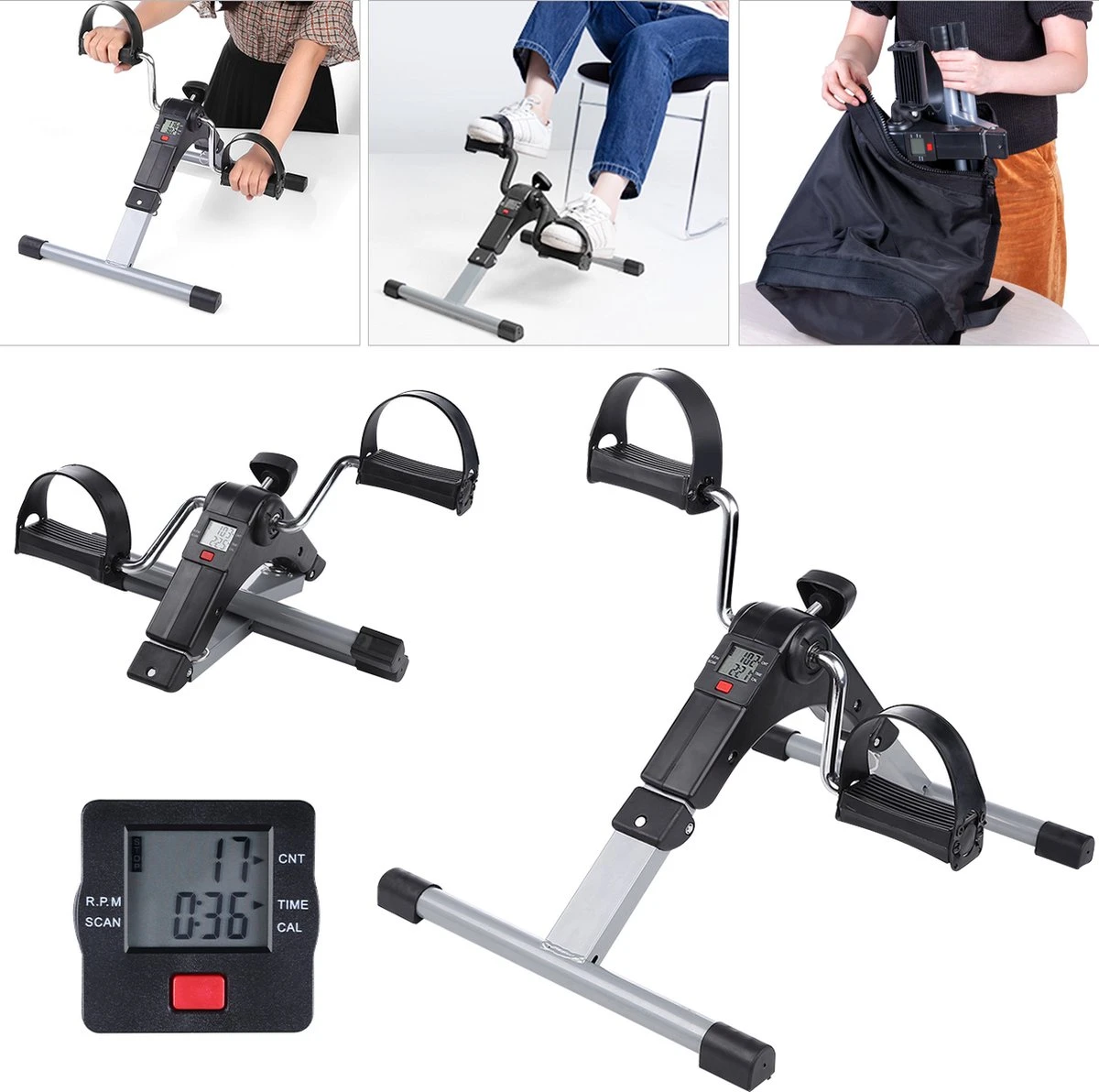 Himaly - Stoelfiets - Bureaufiets - Stoel Fiets - Bewegingstrainer - Hometrainer Met Weerstand - (Opvouwbare Mini Hometrainer -LED Display -Vijf Functies) 8 Himaly - Stoelfiets - Bureaufiets - Stoel Fiets - Bewegingstrainer - Hometrainer Met Weerstand - (Opvouwbare Mini Hometrainer -LED Display -Vijf Functies) - Afbeelding 6