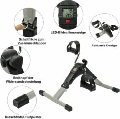 Himaly - Stoelfiets - Bureaufiets - Stoel Fiets - Bewegingstrainer - Hometrainer Met Weerstand - (Opvouwbare Mini Hometrainer -LED Display -Vijf Functies) 12 Himaly - Stoelfiets - Bureaufiets - Stoel Fiets - Bewegingstrainer - Hometrainer Met Weerstand - (Opvouwbare Mini Hometrainer -LED Display -Vijf Functies) -Fit Verkoop 1200x1193 4