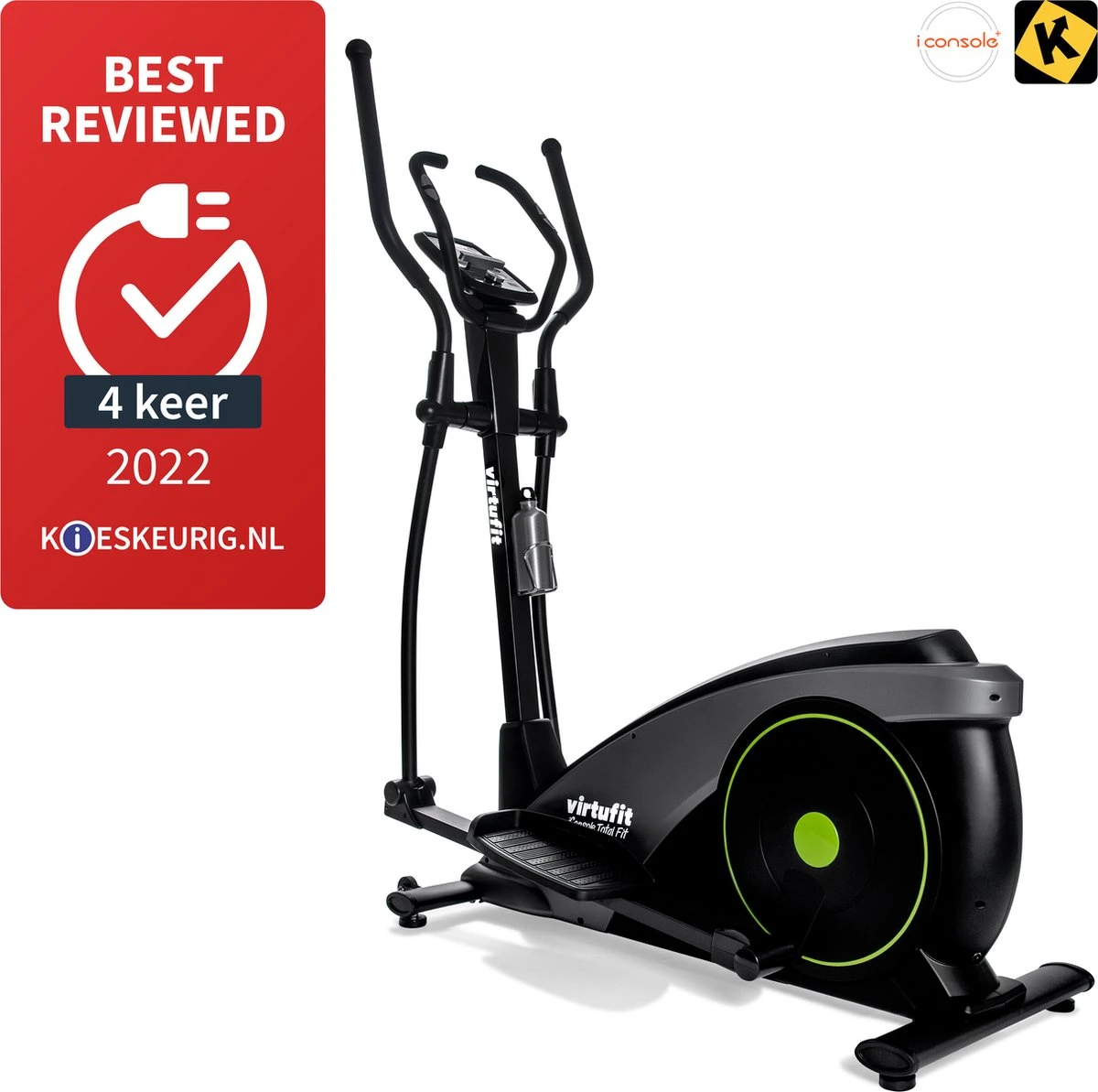 Crosstrainer - VirtuFit IConsole Total Fit - Hartslagfunctie - Ergometer - 24 Programma's - Bluetooth 3 Crosstrainer - VirtuFit IConsole Total Fit - Hartslagfunctie - Ergometer - 24 Programma's - Bluetooth