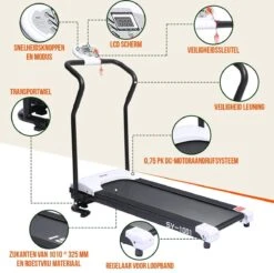Loopband Inklapbaar Fitness Elektrisch 10 Km/h - Loopbanden Treadmill -Fit Verkoop 1200x1194