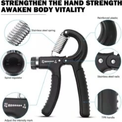 Igoods Handknijper - Handtrainer - Thuis Trainen - Knijphalter - Grip Trainer - Tot 60Kg - Zwart 15 Igoods Handknijper - Handtrainer - Thuis Trainen - Knijphalter - Grip Trainer - Tot 60Kg - Zwart -Fit Verkoop 1200x1194 9
