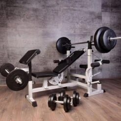 Gorilla Sports Universele Halterbank + 100 Kg Halterset - Kunststof - Halterstang Met Gewichten 15 Gorilla Sports Universele Halterbank + 100 Kg Halterset - Kunststof - Halterstang Met Gewichten -Fit Verkoop 1200x1200 1002