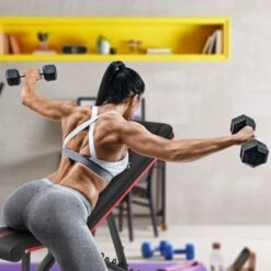 KM-Fit Multifunctionele Opvouwbare Gewichtsbank Full Body Workout Fitness Sport -Fit Verkoop 1200x1200 1012