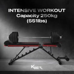 KM-Fit Multifunctionele Opvouwbare Gewichtsbank Full Body Workout Fitness Sport -Fit Verkoop 1200x1200 1016