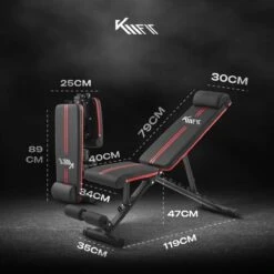 KM-Fit Multifunctionele Opvouwbare Gewichtsbank Full Body Workout Fitness Sport -Fit Verkoop 1200x1200 1020