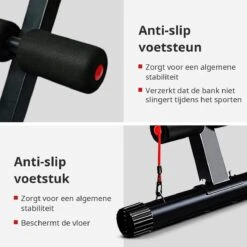 EchoGoods Halterbank - Inclusief Gratis Weerstandbanden En E-book - Fitnessbank - Bench Press - Trainingsbank - Halterbank Verstelbaar - Halterbank Opklapbaar - Rugsteun - Halterbank Gemonteerd + GRATIS E-book -Fit Verkoop 1200x1200 1025