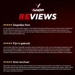 Venom Sports Hometrainer Fiets – Fitness Fiets – Professionele Indoor Cycle Met Lage Instap – Hometrainer Fitness – Hoge Stabiliteit – Spinningfiets – Cardio Bike – LCD Scherm – Verstelbaar – V-belt Aandrijving – Tot 175cm En 150kg – Zwart/Rood -Fit Verkoop 1200x1200 103