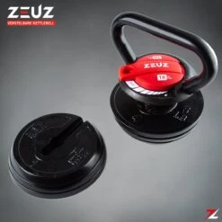 ZEUZ® Verstelbare Kettlebell Tot 18 KG – Fitness Sport Set – Conditie & Krachttraining – Halters - Gietijzer -Fit Verkoop 1200x1200 1054
