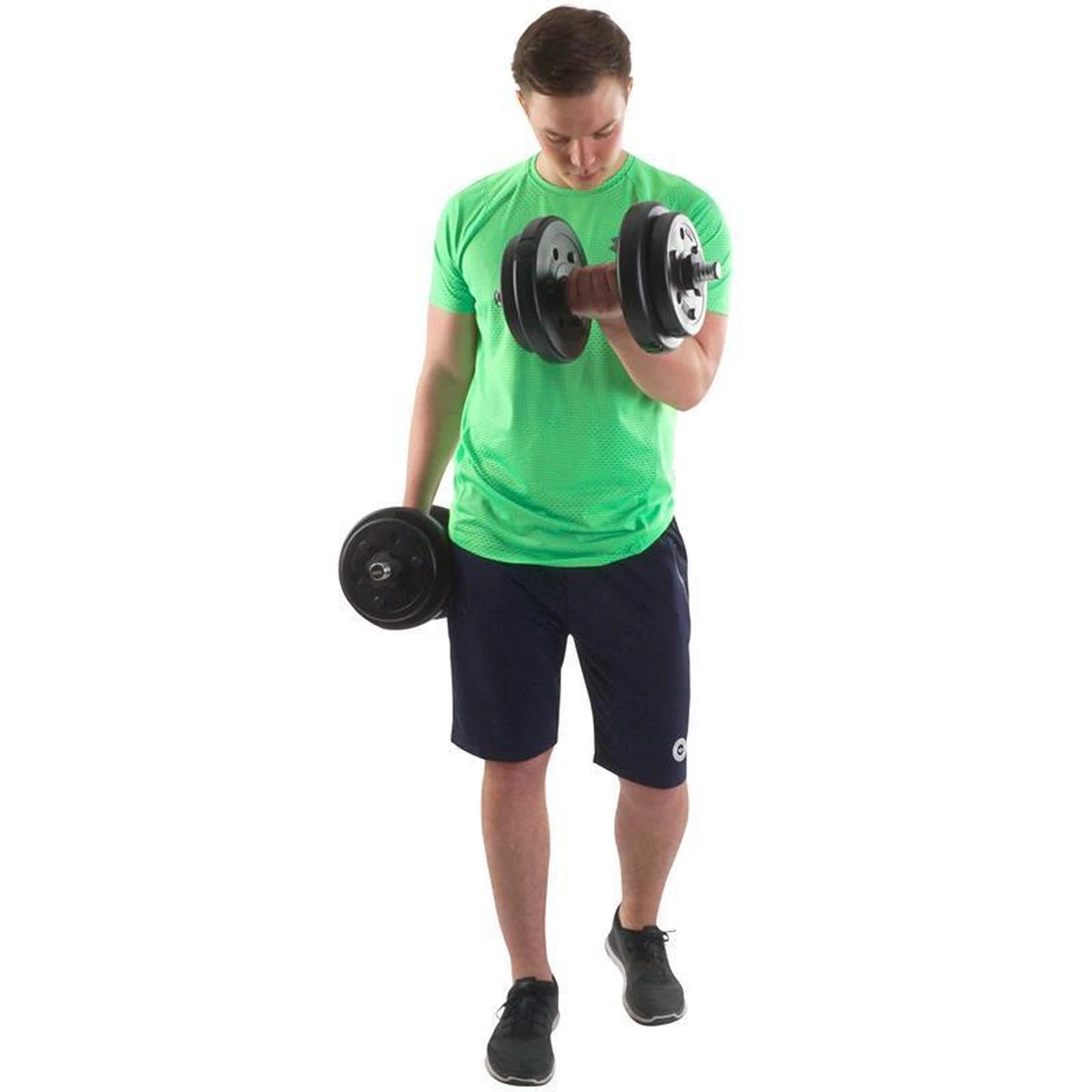 ScSPORTS® Gewichten Set 20 KG - Kunststof - 4 X 5 Kg - 30 Mm - Halterschijven 7 ScSPORTS® Gewichten Set 20 KG - Kunststof - 4 X 5 Kg - 30 Mm - Halterschijven - Afbeelding 5