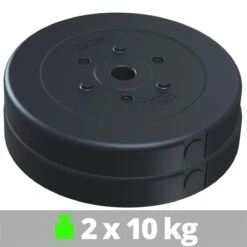 ScSPORTS® Halterschijven Set 20 Kg - Kunststof - 30 Mm - 2 X 10 Kg - Gewichten 10 ScSPORTS® Halterschijven Set 20 Kg - Kunststof - 30 Mm - 2 X 10 Kg - Gewichten -Fit Verkoop 1200x1200 1095