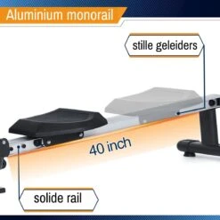 Roeitrainer Met 8 Weerstandsniveaus - Roeimachine Inklapbaar - Roeiapparaat Met Trainingscomputer -Fit Verkoop 1200x1200 110