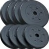 ScSPORTS® Gewichten Set 30 Kg - Kunststof - 4 X 5 Kg En 4 X 2,5 Kg Halterschijf - 30 Mm