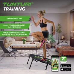Tunturi Fitness Trampoline - Mini Trampoline - Opvouwbaar - 104cm Springoppervlak - Inclusief Beschermrand & Handgrip - Incl. Gratis Fitnessapp 20 Tunturi Fitness Trampoline - Mini Trampoline - Opvouwbaar - 104cm Springoppervlak - Inclusief Beschermrand & Handgrip - Incl. Gratis Fitnessapp -Fit Verkoop 1200x1200 112