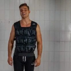 Matchu Sports - Verstelbaar Gewichtsvest - Gewichtsvest 20kg - Weight Vest - Hardlopen - Cardio - Zwart -Fit Verkoop 1200x1200 1175