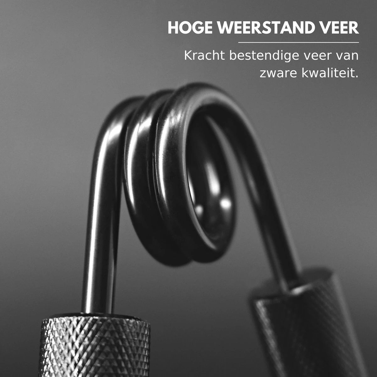 U-Fit One Metal Handtrainer 90kg Met 2 Soft Touch Sleeves - Grip Trainer - Handknijper - Knijphalter - Armtrainer - Hand Knijper - Handgripper - Heavy Gripper - Onderarm - Buigveer 4 U-Fit One Metal Handtrainer 90kg Met 2 Soft Touch Sleeves - Grip Trainer - Handknijper - Knijphalter - Armtrainer - Hand Knijper - Handgripper - Heavy Gripper - Onderarm - Buigveer - Afbeelding 2