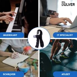 Pulver -Handtrainer 10 To 60kg Met Vingertrainer - Handknijper- Knijphalter - Armtrainer – Gewichten - Hand Knijper Set - Handgripper - Hand Gripper - Grip - Onderarm Trainer - Buigveer – Grip Trainer - Vinger - Hand Spier - Fitness - Zwart -Fit Verkoop 1200x1200 1210