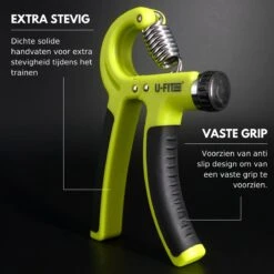 U-Fit One Green Handtrainer Met Vingertrainer - Handknijper Set - Knijphalter - Onderarm Trainer - Vinger - Fitness 15 U-Fit One Green Handtrainer Met Vingertrainer - Handknijper Set - Knijphalter - Onderarm Trainer - Vinger - Fitness -Fit Verkoop 1200x1200 1218