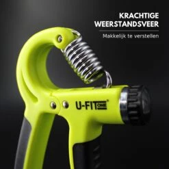 U-Fit One Green Handtrainer Met Vingertrainer - Handknijper Set - Knijphalter - Onderarm Trainer - Vinger - Fitness 16 U-Fit One Green Handtrainer Met Vingertrainer - Handknijper Set - Knijphalter - Onderarm Trainer - Vinger - Fitness -Fit Verkoop 1200x1200 1219