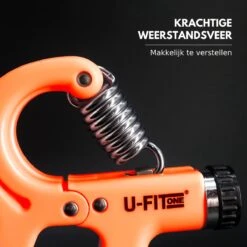 U-Fit One Oranje Handtrainer Met Vingertrainer - Handknijper Set - Knijphalter - Onderarm Trainer - Vinger - Fitness -Fit Verkoop 1200x1200 1224