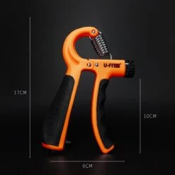 U-Fit One Teller Handtrainer 10 Tot 60kg - Verstelbare Handgrip - Handknijper - Vingertrainer - Onderarm Grip Trainer - Oranje - Incl Instructies -Fit Verkoop 1200x1200 1235