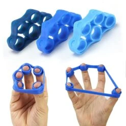 Vingerstretcher Siliconen | Vingergripper | Vinger Training | Handtrainer - Handgripper | Yoga Stretcher | Finger Exercises | Vinger Oefening - Blauw (4KG - 8.8LB) -Fit Verkoop 1200x1200 1238