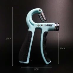 U-Fit One Teller Handtrainer 10 Tot 60kg - Verstelbare Handgrip - Handknijper - Vingertrainer - Onderarm Grip Trainer - Lichtblauw -Fit Verkoop 1200x1200 1284