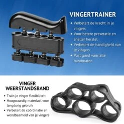 KANGKA 6 Delige Handtrainer Set – Verstelbare Handknijper - Handgrip - Vingertrainer - Onderarm Grip Trainer – Stressbal, Knijphalter, Stretcher & Grip Bal -Fit Verkoop 1200x1200 1287