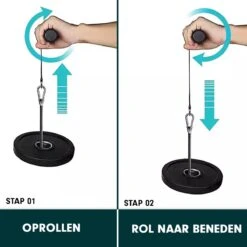 Wrist Roller - Onderarm Trainer - Forearm Trainer - Incl. Handknijper - Knijphalter -Fit Verkoop 1200x1200 1329