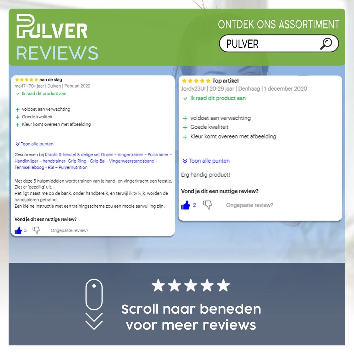 Pulver -Handtrainer 10 To 60kg Met Vingertrainer - Handknijper- Knijphalter - Armtrainer – Gewichten - Hand Knijper Set - Handgripper - Hand Gripper - Grip - Onderarm Trainer - Buigveer – Grip Trainer - Vinger - Hand Spier - Fitness - Groen 9 Pulver -Handtrainer 10 To 60kg Met Vingertrainer - Handknijper- Knijphalter - Armtrainer – Gewichten - Hand Knijper Set - Handgripper - Hand Gripper - Grip - Onderarm Trainer - Buigveer – Grip Trainer - Vinger - Hand Spier - Fitness - Groen - Afbeelding 7