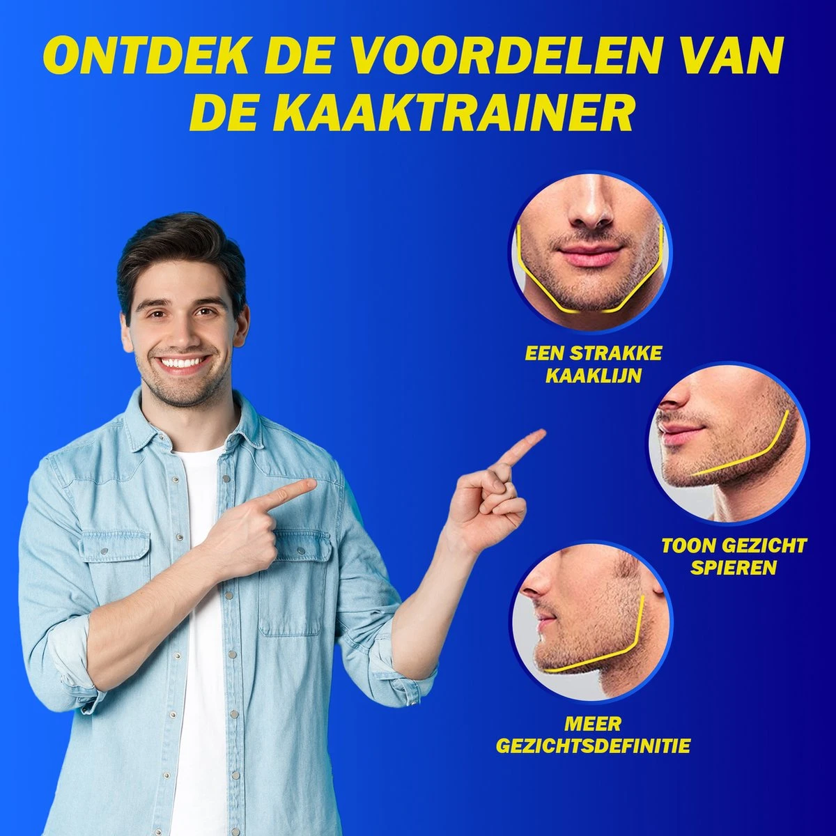 Cozy World - Kaaktrainer - Jawline - Kaaklijn - Onderkin Trainer - Gezichtspier - Anti Aging - Gezichtsdoorbloeding 5 Cozy World - Kaaktrainer - Jawline - Kaaklijn - Onderkin Trainer - Gezichtspier - Anti Aging - Gezichtsdoorbloeding - Afbeelding 3