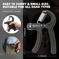 Igoods Handknijper - Handtrainer - Thuis Trainen - Knijphalter - Grip Trainer - Tot 60Kg - Zwart 12 Igoods Handknijper - Handtrainer - Thuis Trainen - Knijphalter - Grip Trainer - Tot 60Kg - Zwart -Fit Verkoop 1200x1200 1375