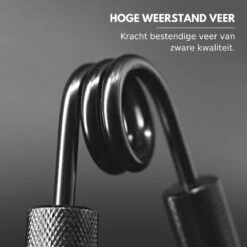 U-Fit One 3 Delige Metal Handtrainer Set - 90kg, 113kg, 136kg - Grip Trainer - Handknijper - Knijphalter - Armtrainer - Hand Knijper - Handgripper - Heavy Gripper - Onderarm - Buigveer - Zwart -Fit Verkoop 1200x1200 1392