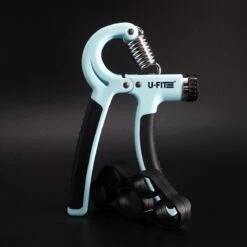 U-Fit One Handtrainer - 10 To 60kg - Handknijper - Knijphalter - Vingertrainer - Onderarm Grip Trainer - Lichtblauw -Fit Verkoop 1200x1200 1395